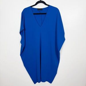 Hatch maternity the slouch royal blue dress one size